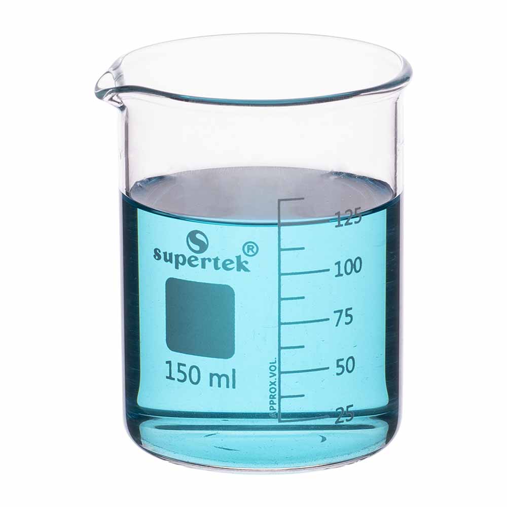 3000ml Borosilicate Glass Beaker - 3.3 Laboratory Beaker With Printed Graduations For Science Labs