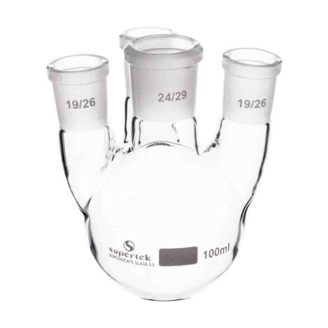 Round Bottom Flask, Four Necks (Parallel) - Image 2