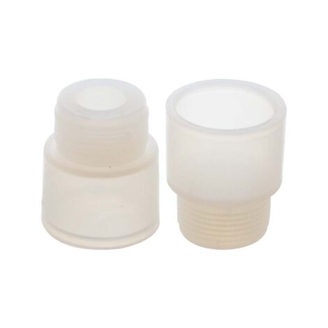 Stopper Suba Seal, Silicon Rubber, Autoclavable With Turn Over Flange and Serations for Test Tube