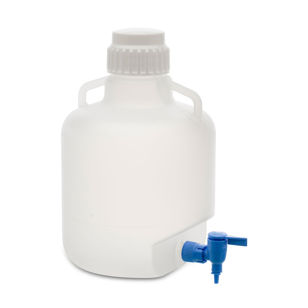 Carboy with Stopcock, Medical Grade, PP