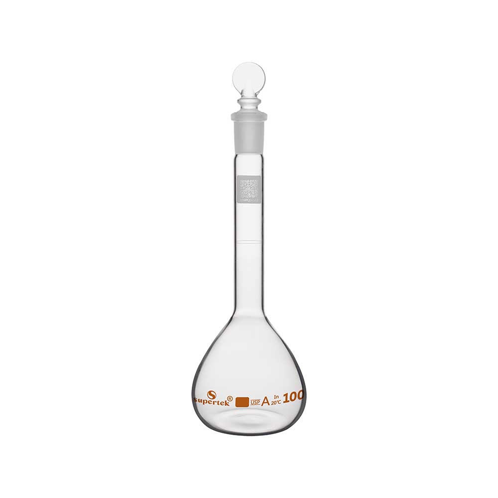 Flask Volumetric, With Interchangeable Glass and Super Stopper™, Class A